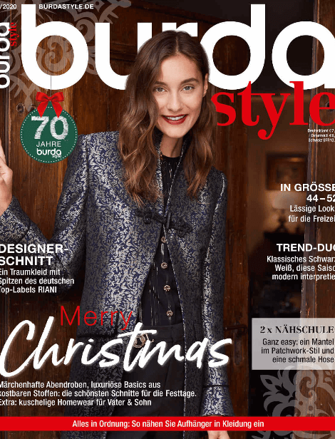 Cover von Magazin mit Model, dass in die Kamera lacht, Foto von Verena Vötter
