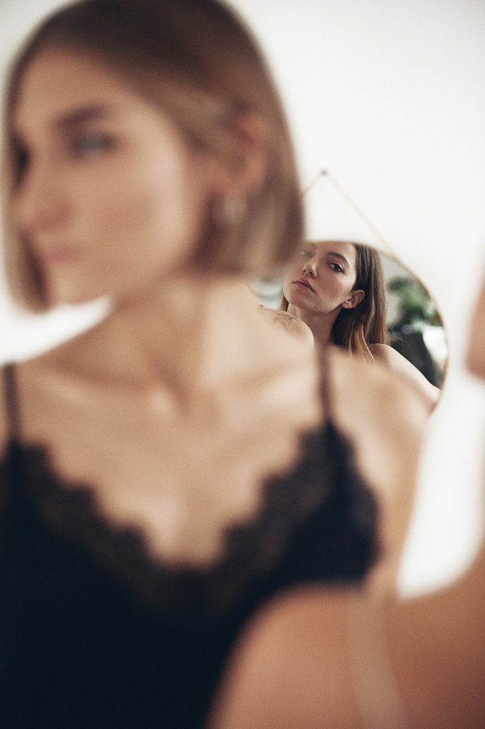 portrait von zwei frauen