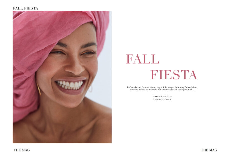 Das Cover eines Magazins, zu sehen ist eine junge Frau, die ein sehr natürliches Lachen hat und rechts an der Kamera vorbei schaut.