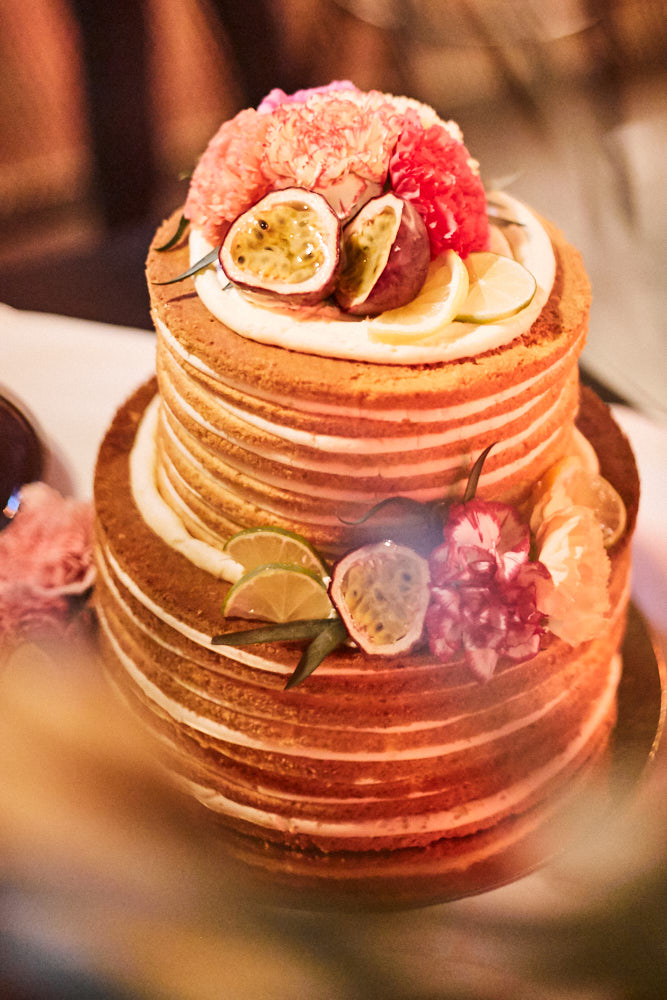 Ein Hochzeitskuchen.